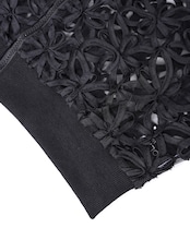 フラワーチュールシアーブルゾン (BLACK) CQ-46113H