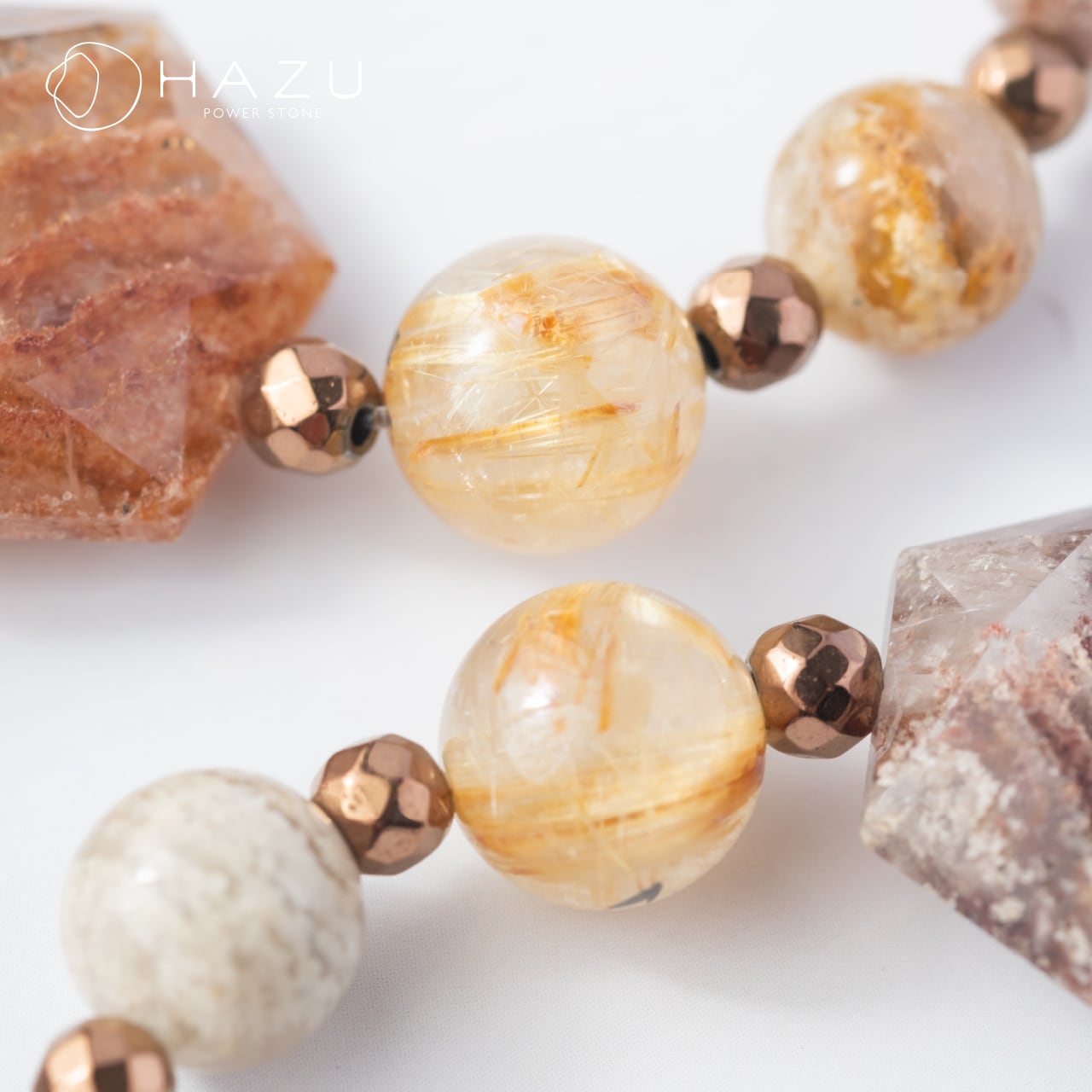 地に足をつけて財運UP［千層ガーデン／スモーキークォーツ