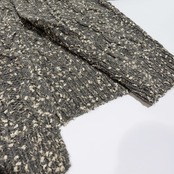 Fancy Ribbon Back Open Aran PO Knit