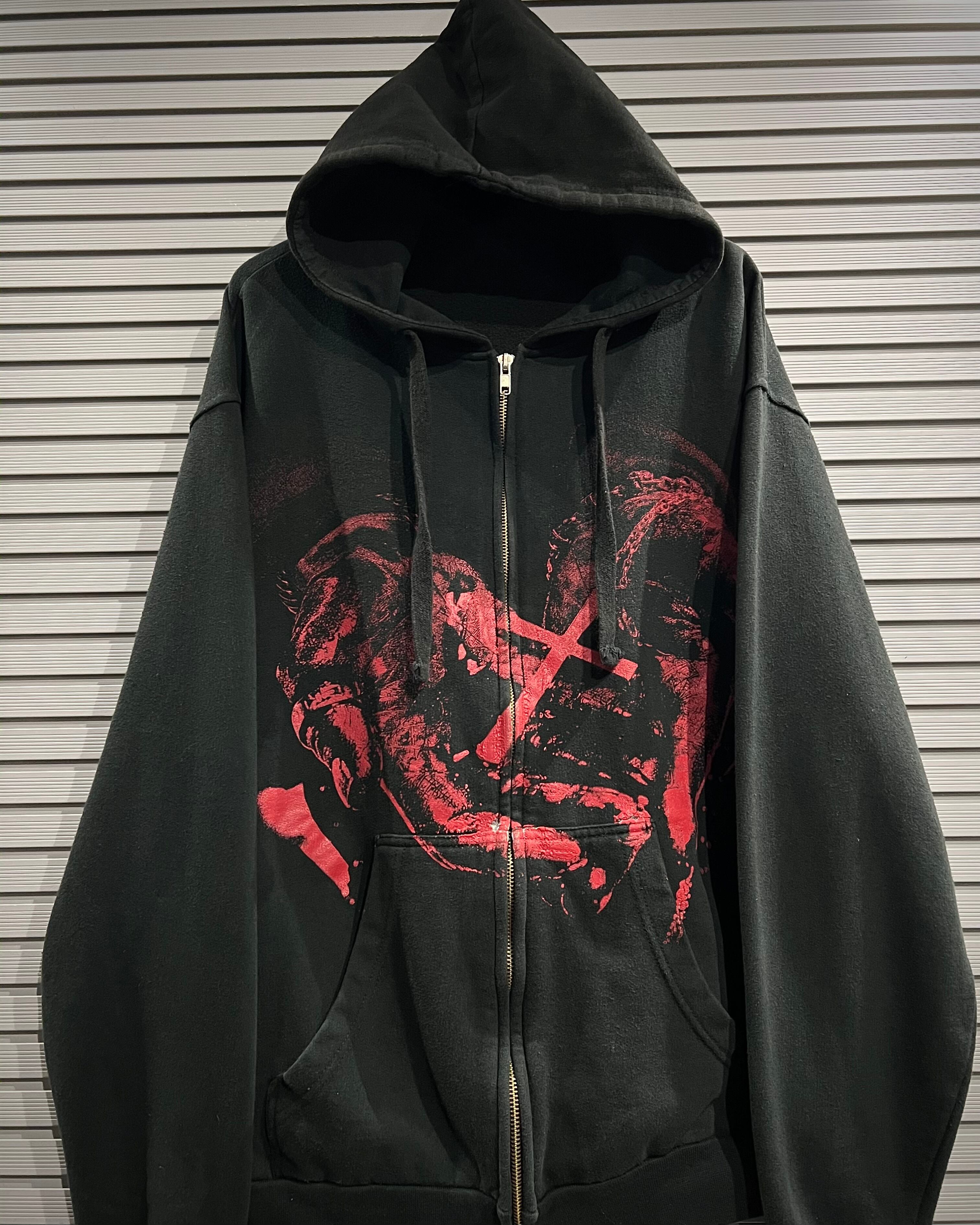 X VINTAGE】“Ozzy Osbourne” Special Graphic Zip Up Hoodie | Caka
