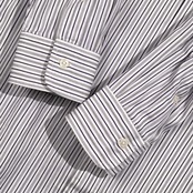 90s 00s Polo by Ralph Lauren ポロ ラルフローレン LOWELL ストライプ 長袖 ワイシャツ ドレスシャツ サイズ 42-82 /ホワイト×パープル メンズ ビンテージ
