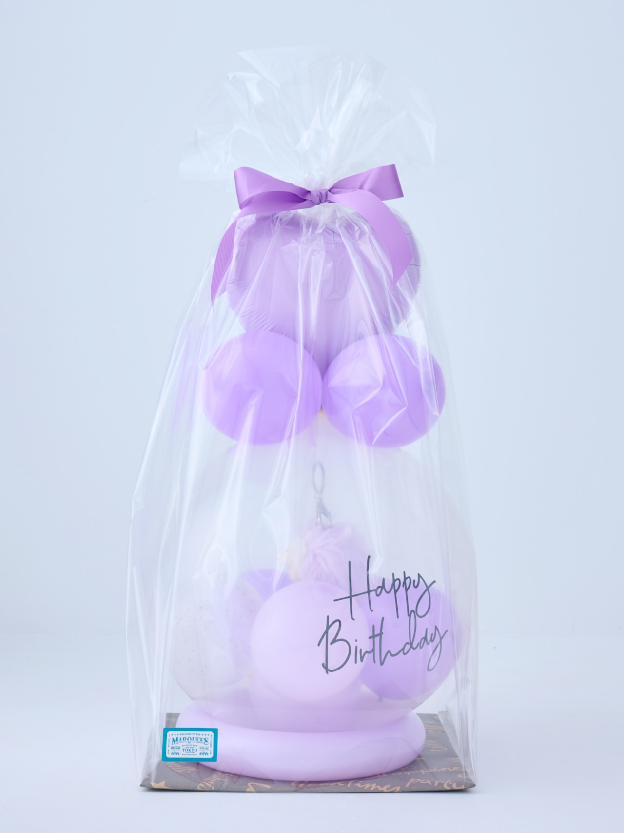 バルーンラッピング with GIFT ハリネズミパープル