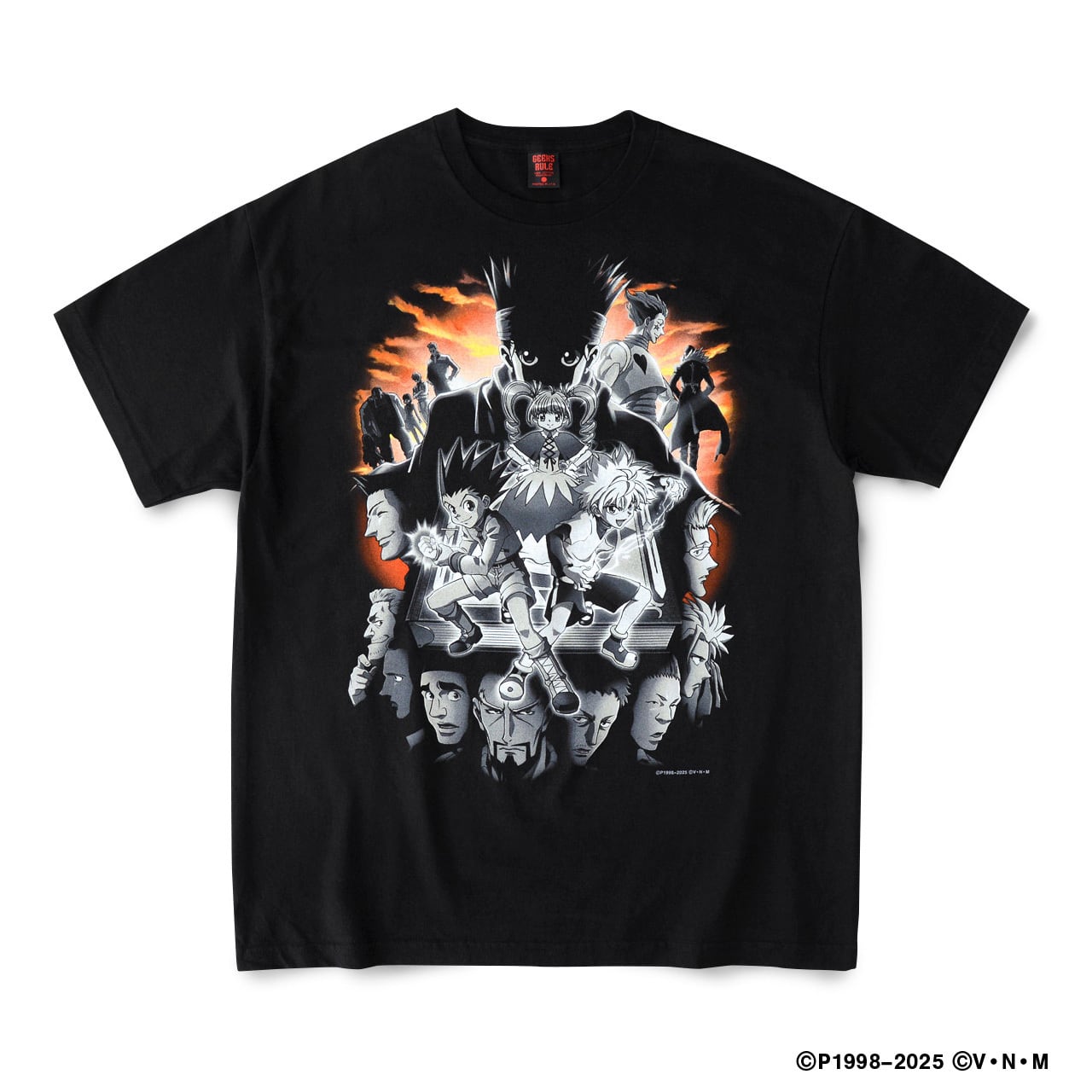 HUNTER×HUNTER × GEEKS RULE SILKSCREEN PRINTING T SHIRT “グリード