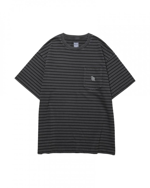 【 Liberaiders 】PIGMENT DYED STRIPED S/S T-SHIRT