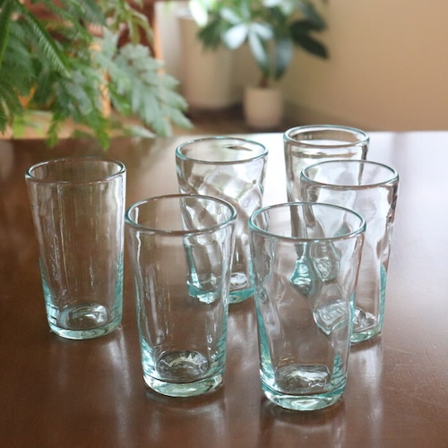 琉球ガラス 奥原硝子製造所 スリムグラス ライトラムネ Ryukyu glass #333
