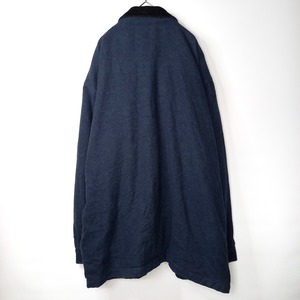 カーハート　CPO　シャツ　ジャケット　フルジップ　裏起毛　ボア　オーバーサイズ