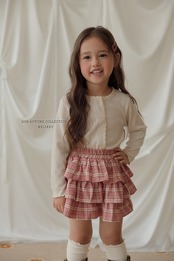 韓国子供服 / 26Autumn / 〖取寄〗Melikey / ナチュラルレースカーディガン / 女子服 *XS~JM*