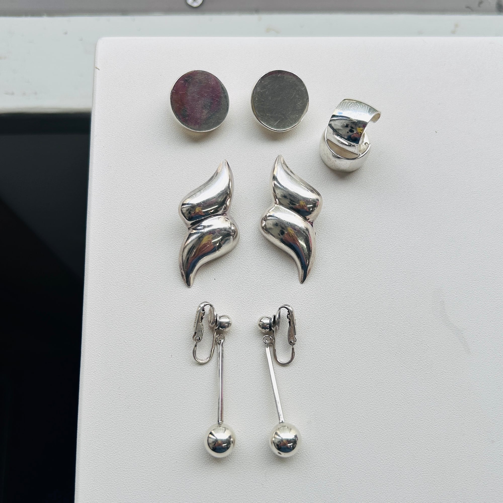 シルバー925 丸イヤリング | Milo Antiques & Vintage