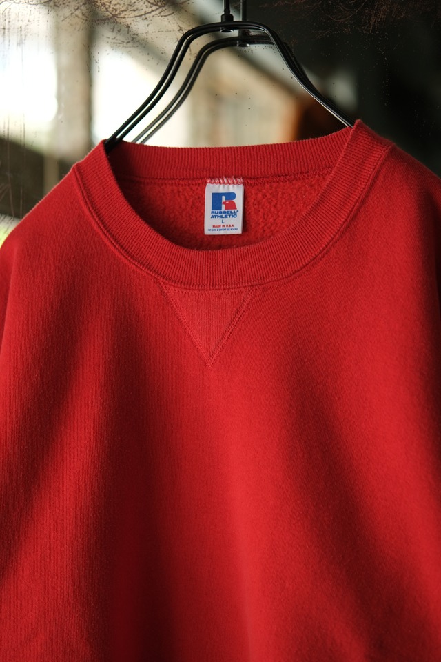 Utah／90's "RUSSELL ATHLETIC"sweat／red