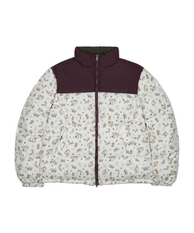 [COYSEIO] REVERSIBLE DOWN JACKET KHAKI 正規品 韓国ブランド 韓国通販 韓国代行 韓国ファッション コイセイオ 日本 店舗