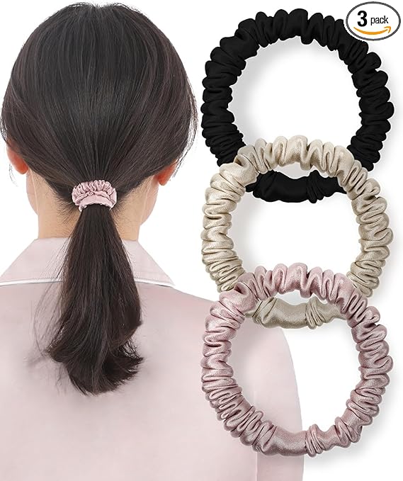 ヘアゴム (4色、20本) 髪ゴム あとがつかないヘアゴム 跡がつかない