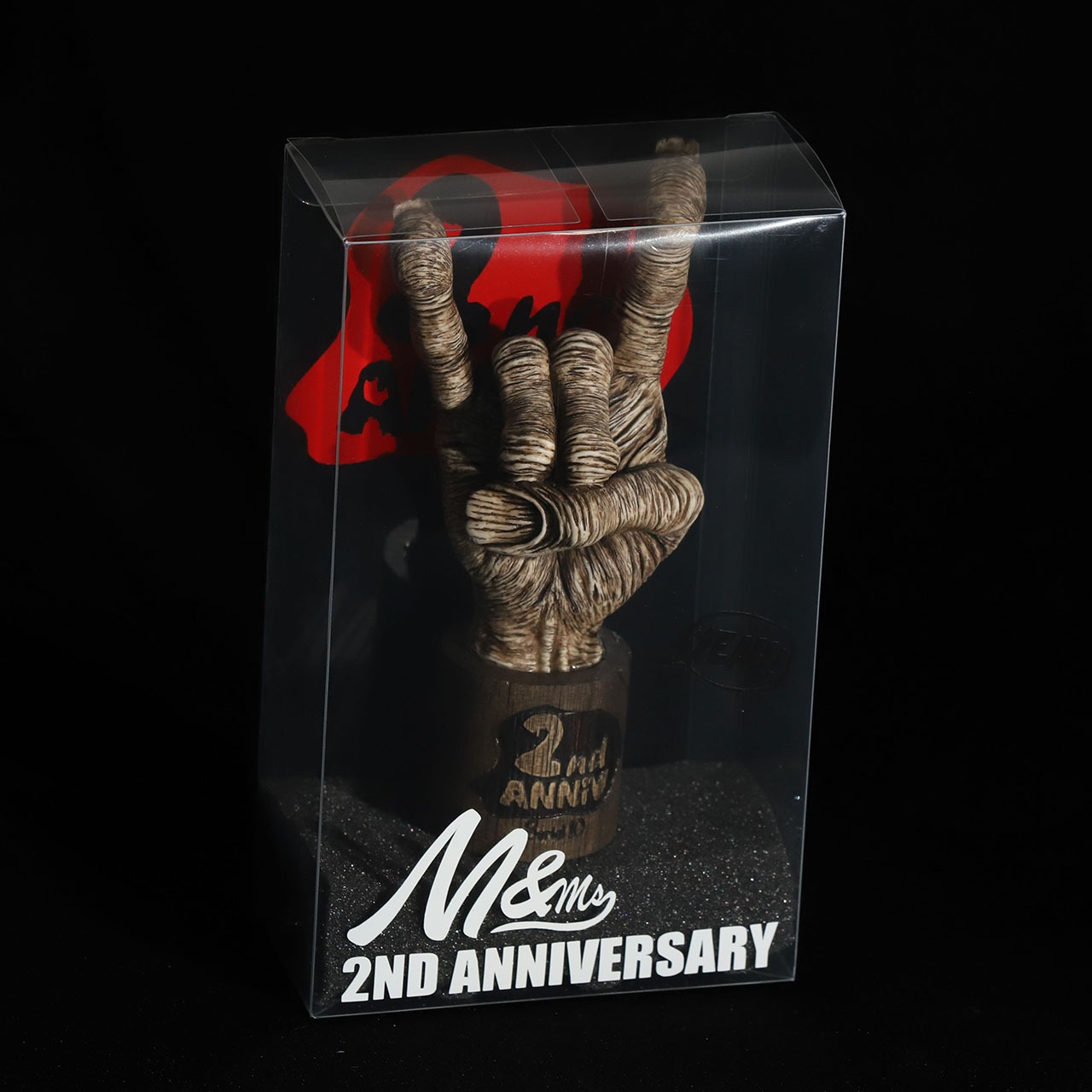 "2nd Anniv" SUPER BIG KEYHOLDER - serial.14/BROWN