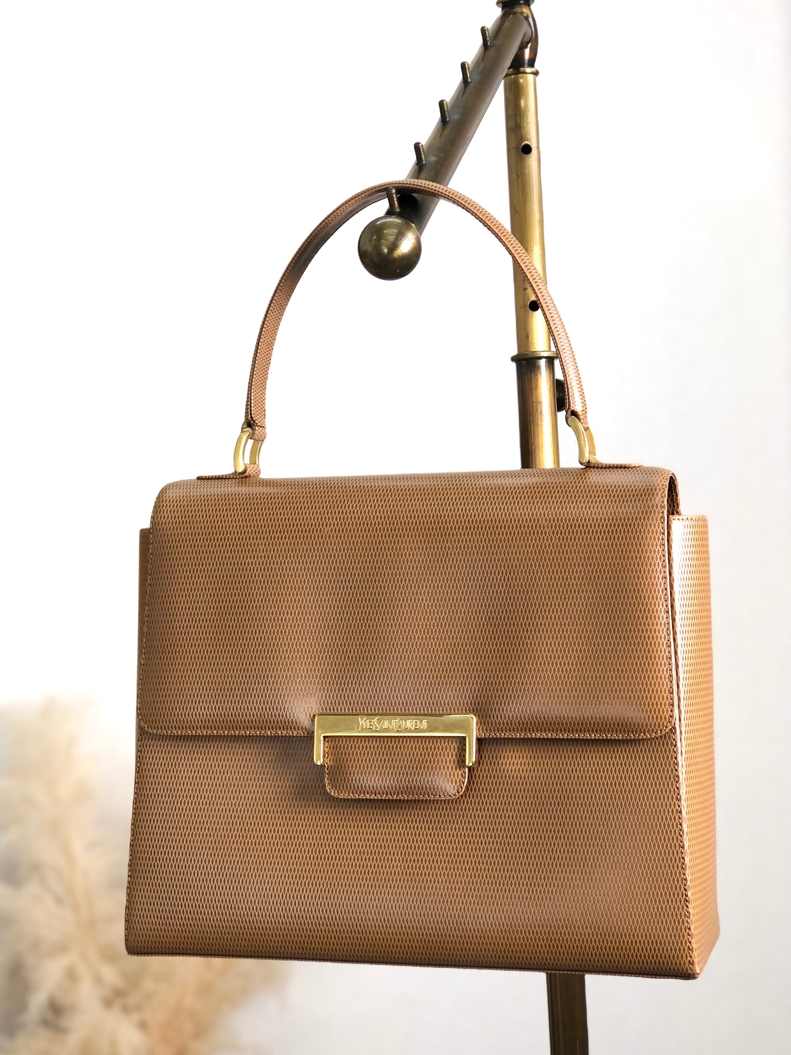 日本直送 名牌中古包 】Yves Saint Laurent イヴ・サンローラン