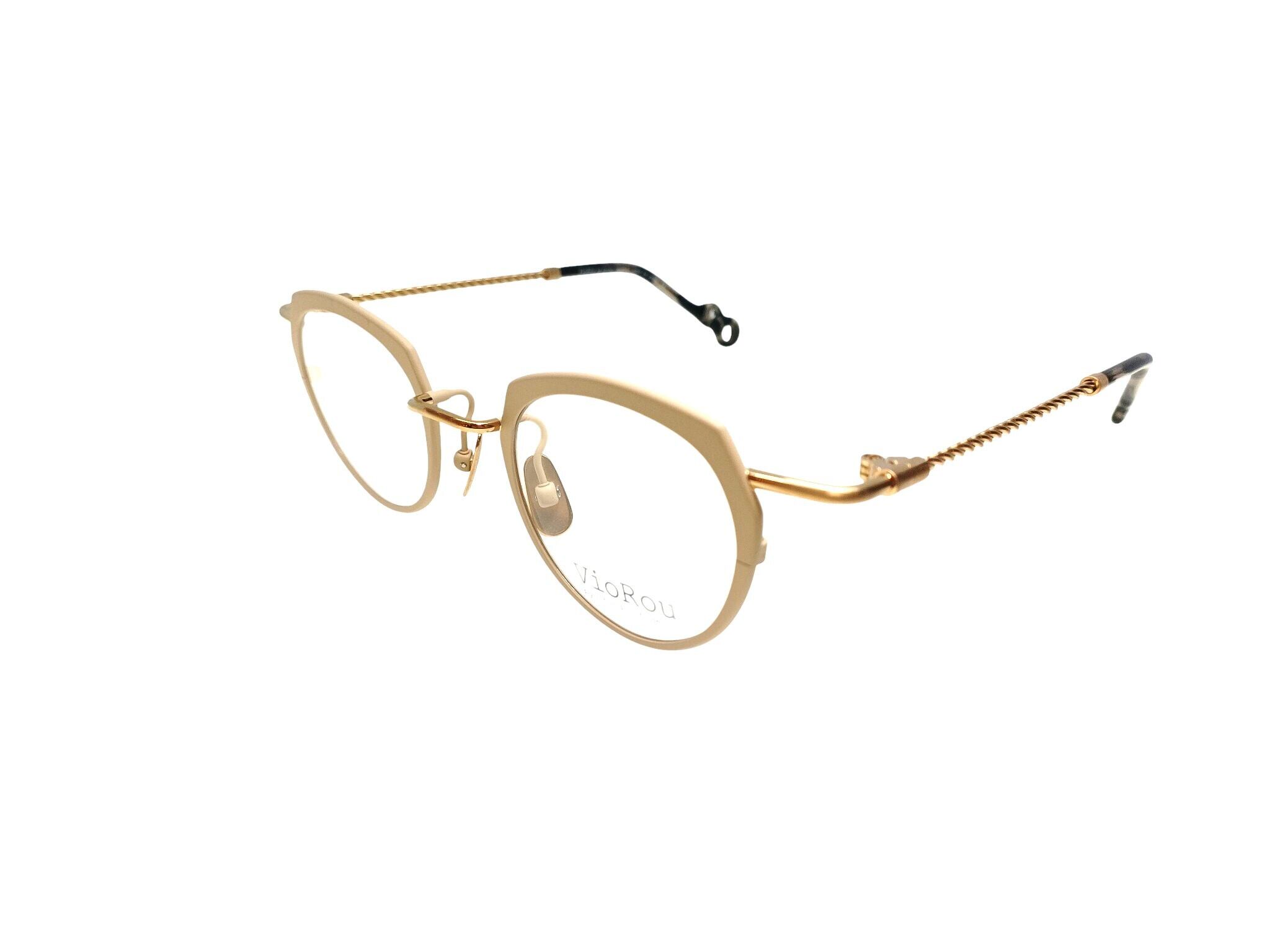 VioRou(ヴィオルー） Andrew color 4685P/GS Ivory/Gold 43□23-135