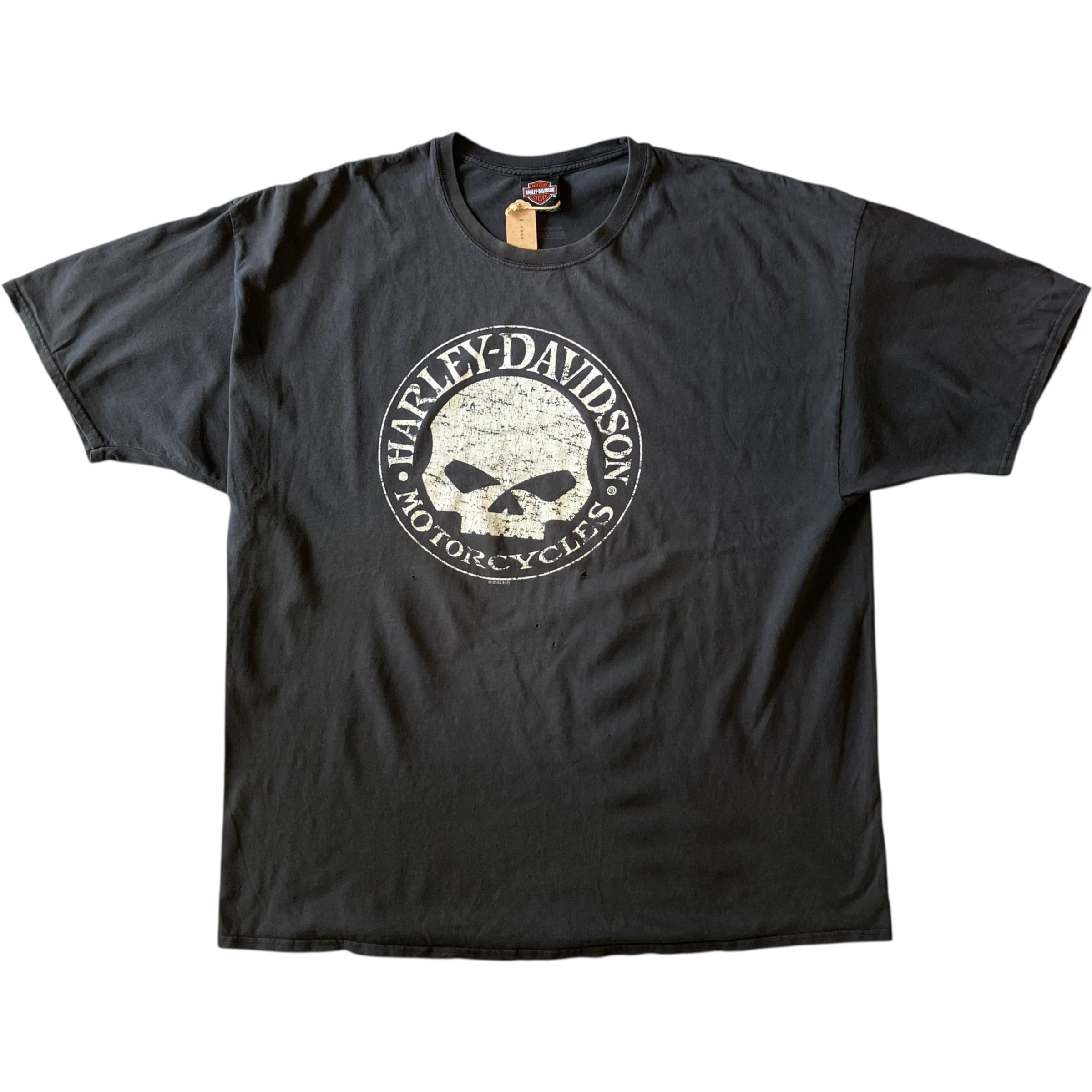 《XXXL》Harley-Davidson ハーレーダビッドソン 00s 両面プリントTee ブラック No.2212