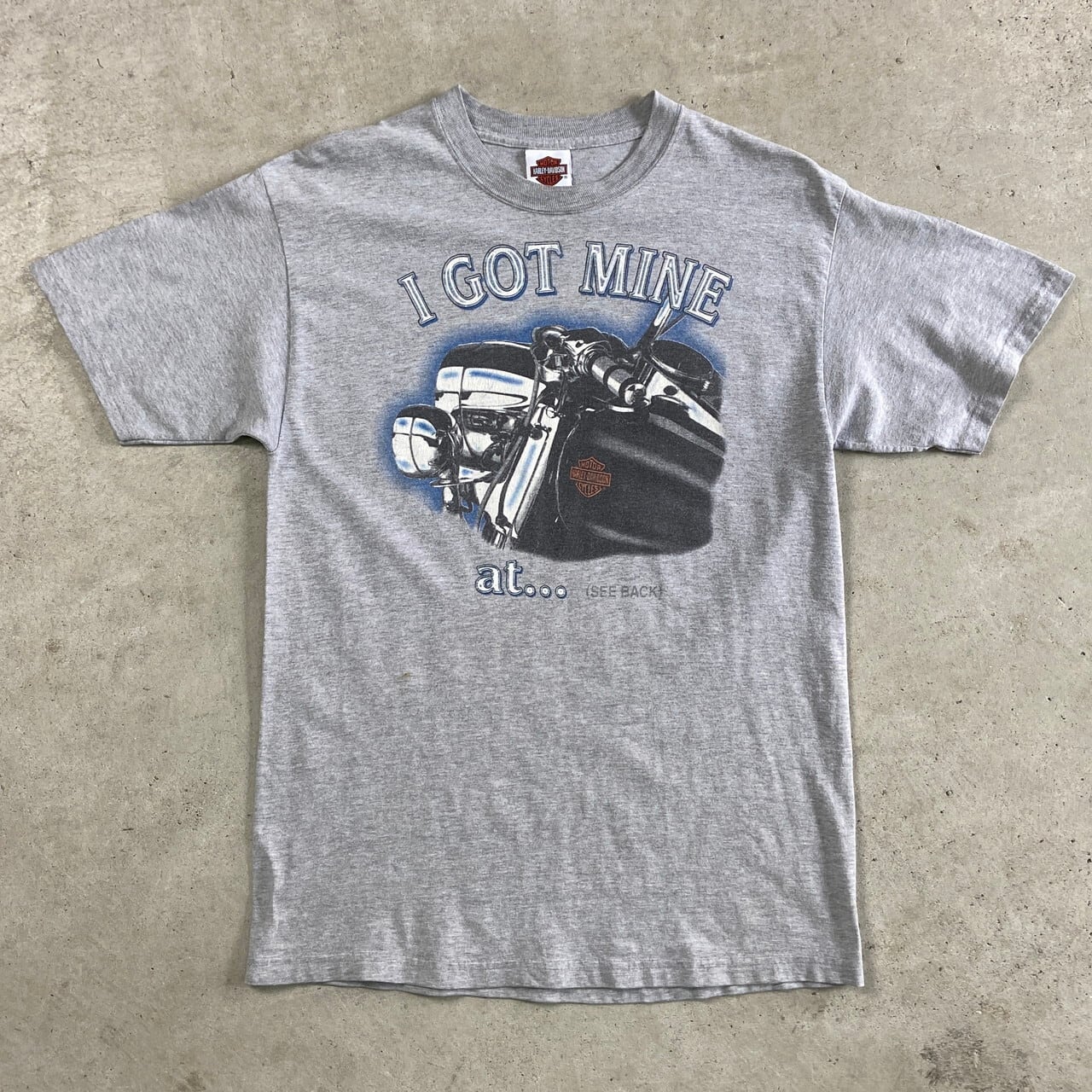 SEE SEE バイクプリントTシャツ　アメリカ製