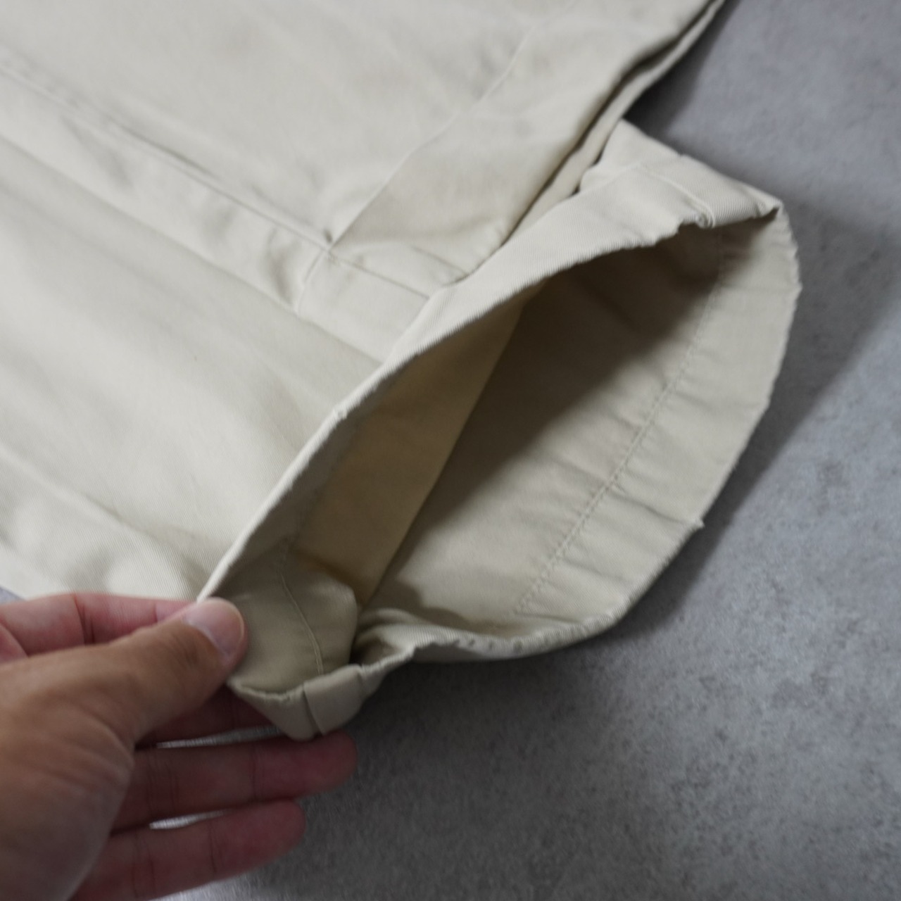 Polo by Ralph Lauren POLO CHINO HAMMOND "Lightweight Twill" beige [W34.5L30相当] 古着 - 7