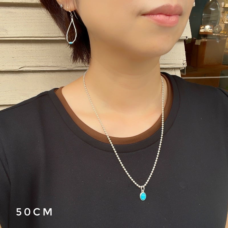 ターコイズ シルバービーズ フックピアス | 【公式通販】鎌倉の