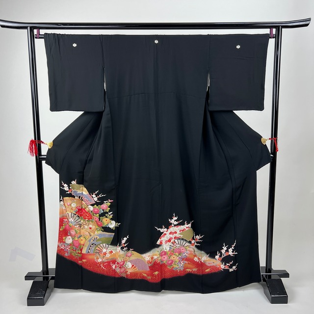 黒留袖 留袖 正絹 中古品  73A039 HAA1430000