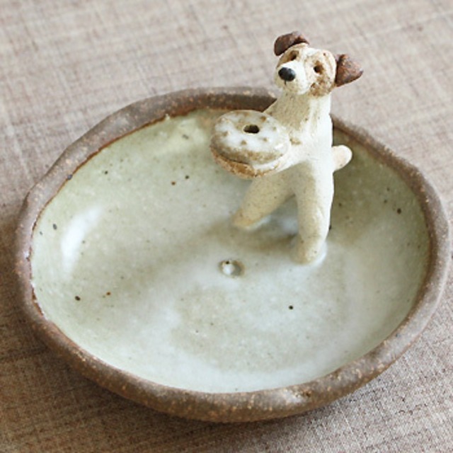 ★終了いたしました★【受注製作】陶房たゆ~ジャックのお香立て