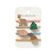 H2440B-Doe-A-Deer and Friends Ponies-BROWN