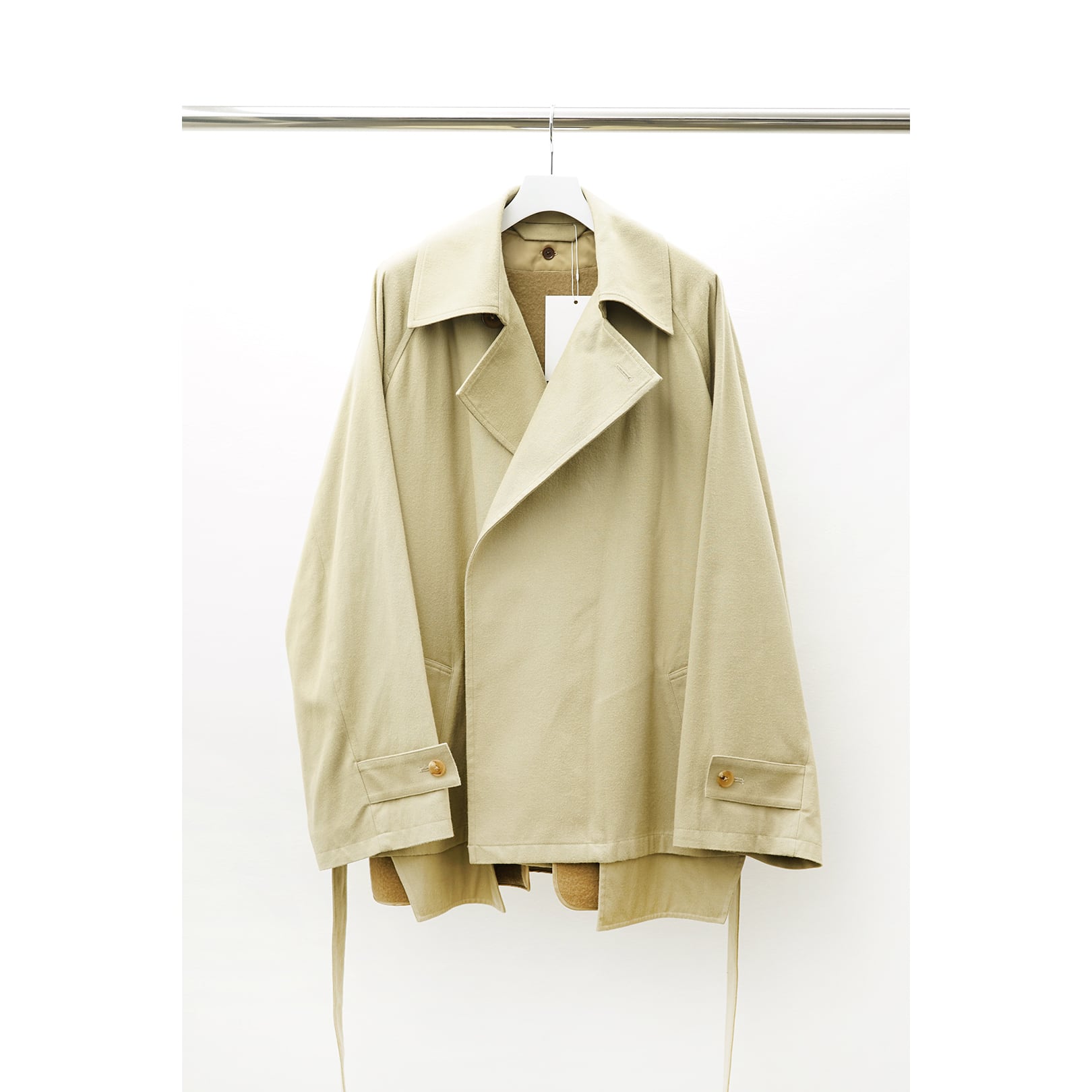 Blanc YM] (ブランワイエム) BL-22AW-STCWL Short trench coat with