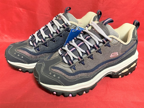 SKECHERS（スケッチャーズ）SKL2358/DNPK 7 24cm ネイビー/ピンク デニム 206