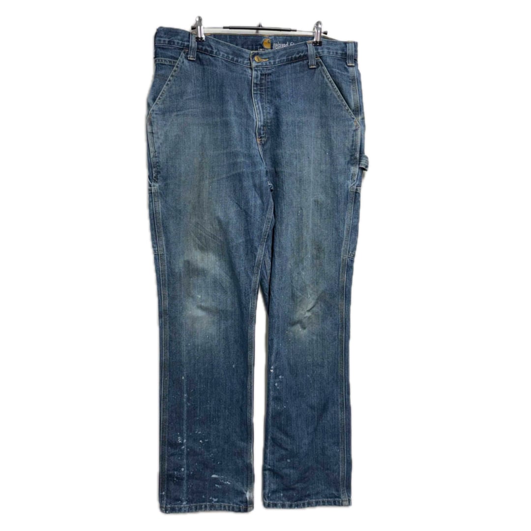 美品　carhartt ペインターパンツ　デニム　W38 L30 メキシコ製 Carhartt ペインターデニムパンツ メキシコ製 W38×L30メンズXL | vimfurugi
