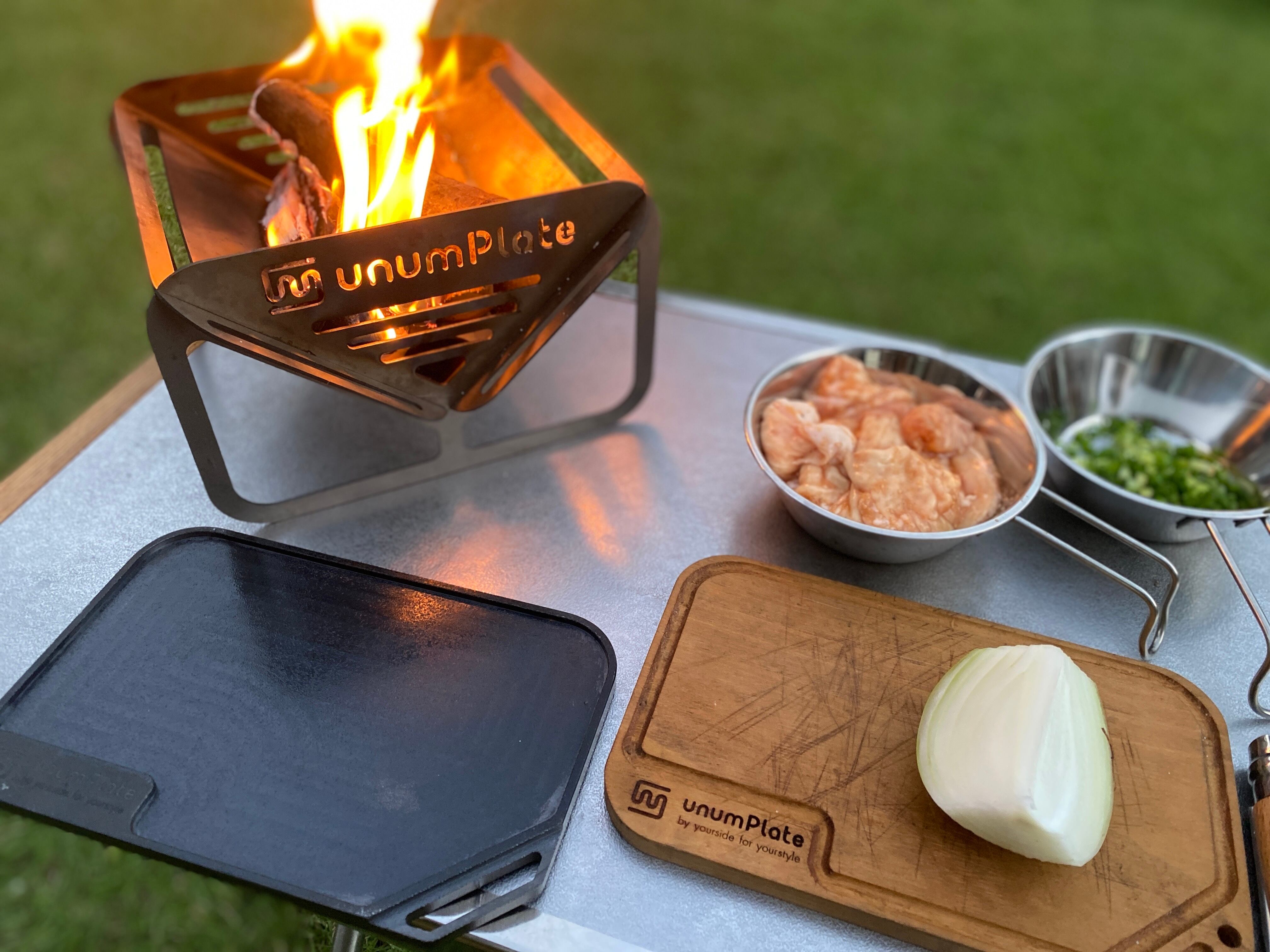titaniumFirepit1.5-TL / ラージメスティン用焚火台（チタン1.5