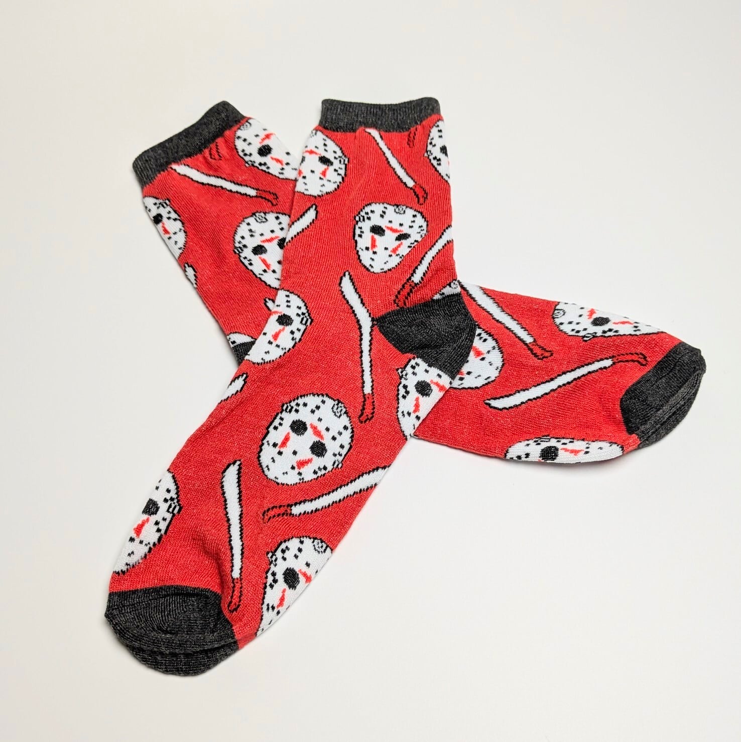 【 crew socks / クルーソックス 】【E】『 HORROR MOVIE Character Socks 5P SET 』ホラー映画キャラソックス5足セット 〚アメリカン雑貨 アメトイ〛
