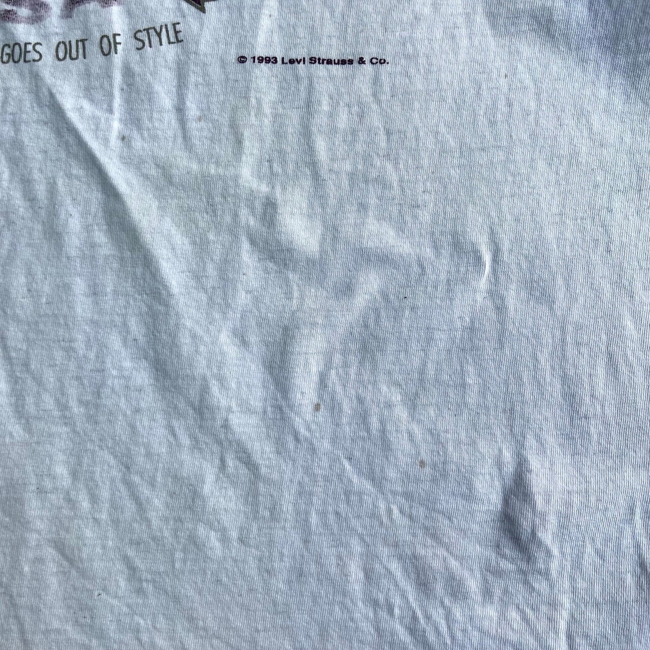 雰囲気系 90年代 Levi's リーバイス フロントロゴプリント Tシャツ