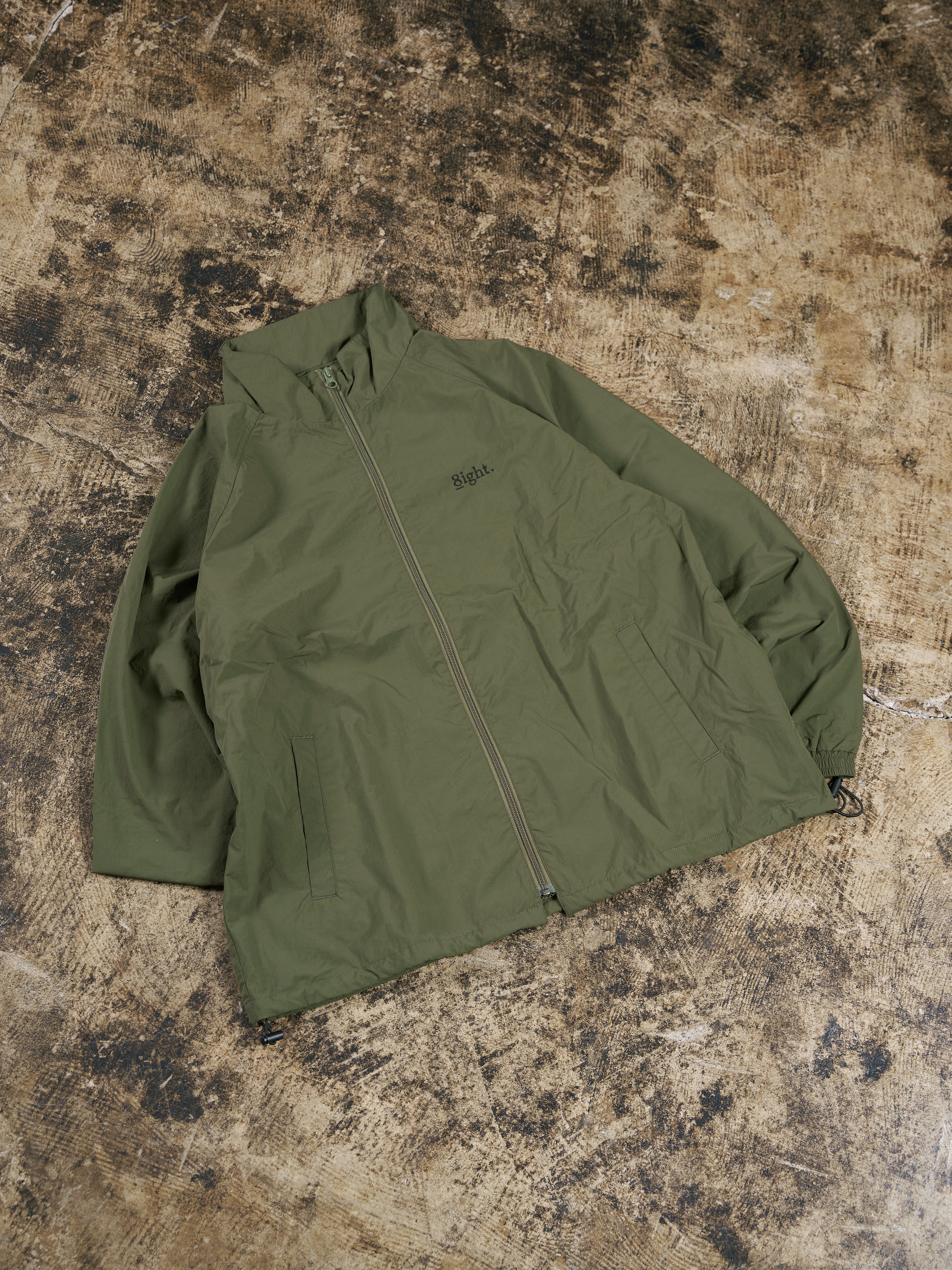 8ight. Nylon Setup Jacket KHAKI | 8ight.