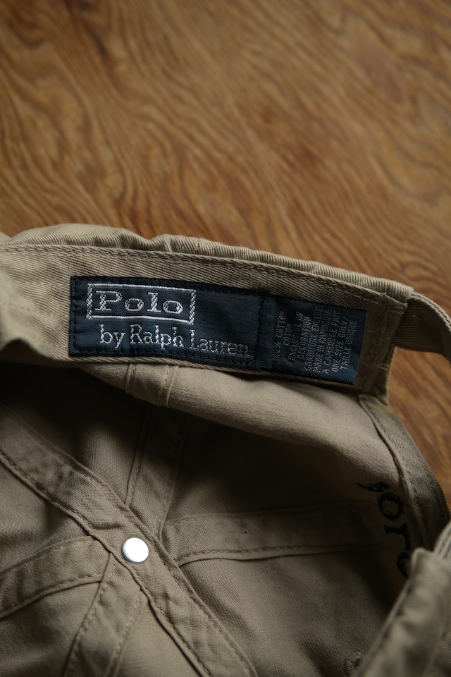 Utah/90's "Polo by Ralph Lauren" logo cap/beige