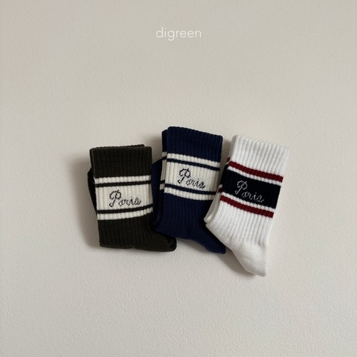 Mﾗｽ1《即納》送料無料 【digreen】Paris socks