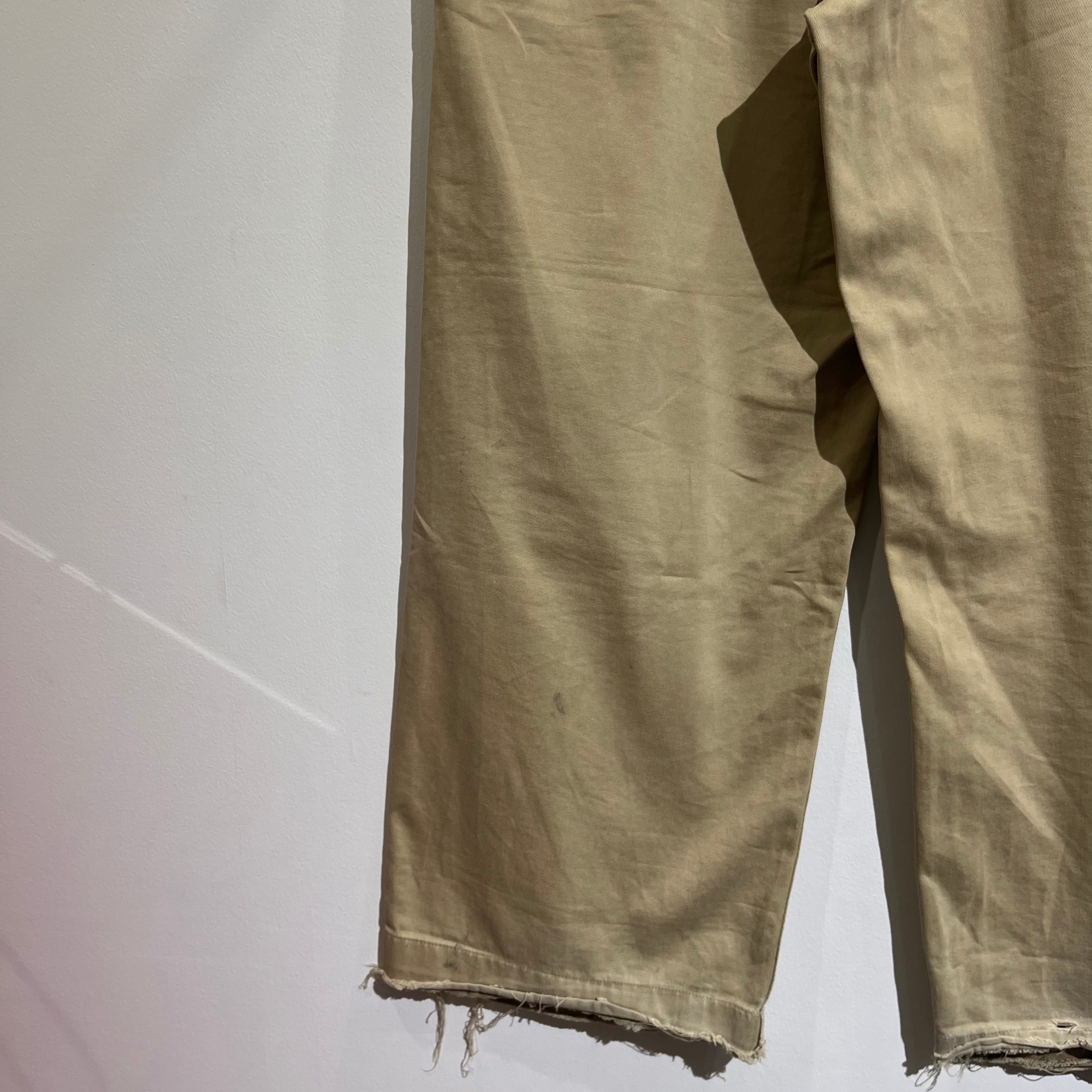 40s US ARMY M-41 Khaki Tino Trouthers 40年代 41カーキ チノパン 