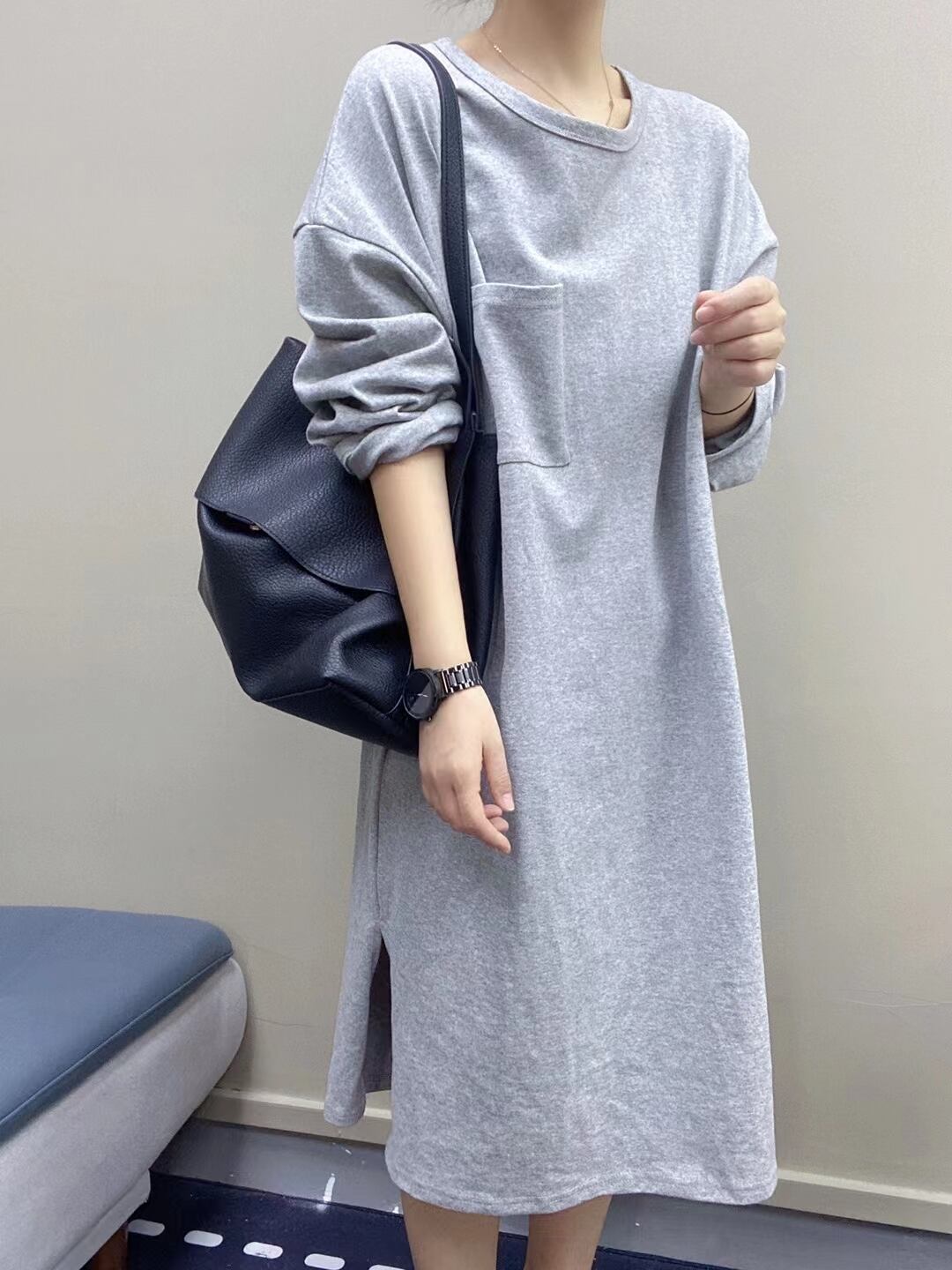 コットンワンピ　AJ22136-2142