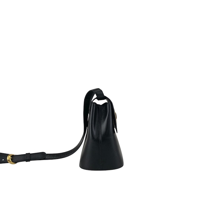 Christian Dior クリスチャン ディオール ショルダーバッグ ブラック ターンロック レザー ミニバッグ vintage ヴィンテージ オールド rz2umb