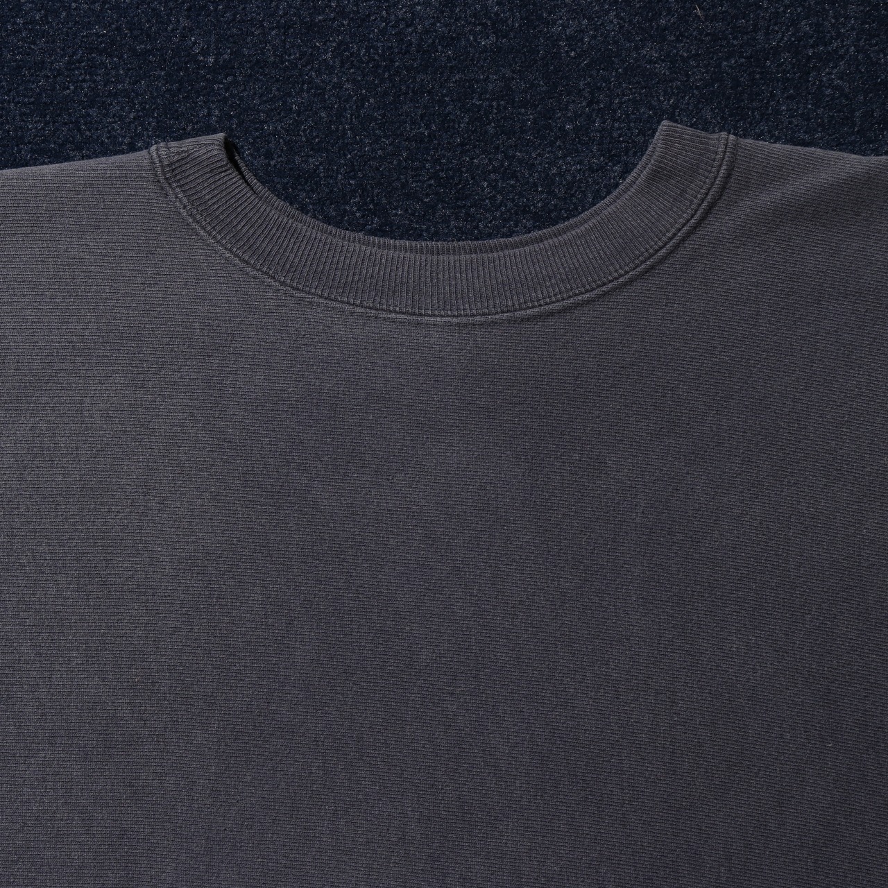 美品 XL 目無し無地 ネイビー 90s USA リバースウィーブ チャンピオン スウェット Reverse weave champion