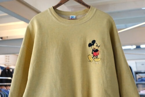 90's TOO CUTE! MICKEY MOUSE embroidered Sweat 