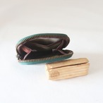 レトロ コインケース / Retro coin case/スミクロ ミックス×ブラウン ピッグレザー