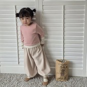 カラー / COLOR / ハーレムパンツ / 韓国子供服 / ジュニア / 26winter〖取寄〗*13~15号*