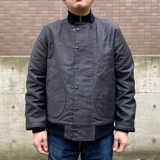 WAREHOUSE　“Lot 2182 N-1 WINTER JACKET 7HOOK FRONT NAVY BLUE (NXss 16463)”