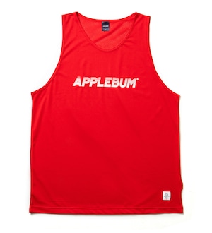 【APPLEBUM】アップルバム Logo Basketball Mesh Jersey (RED)  メッシュ タンクトップ