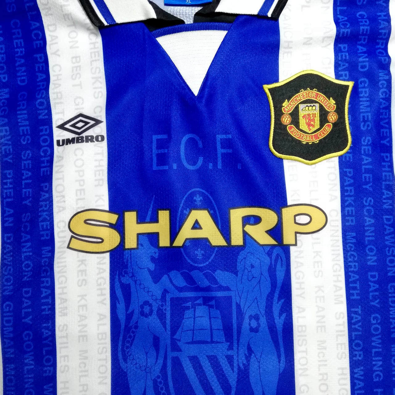 USED】マンチェスター・ユナイテッド 1994-96 Umbro サード半袖