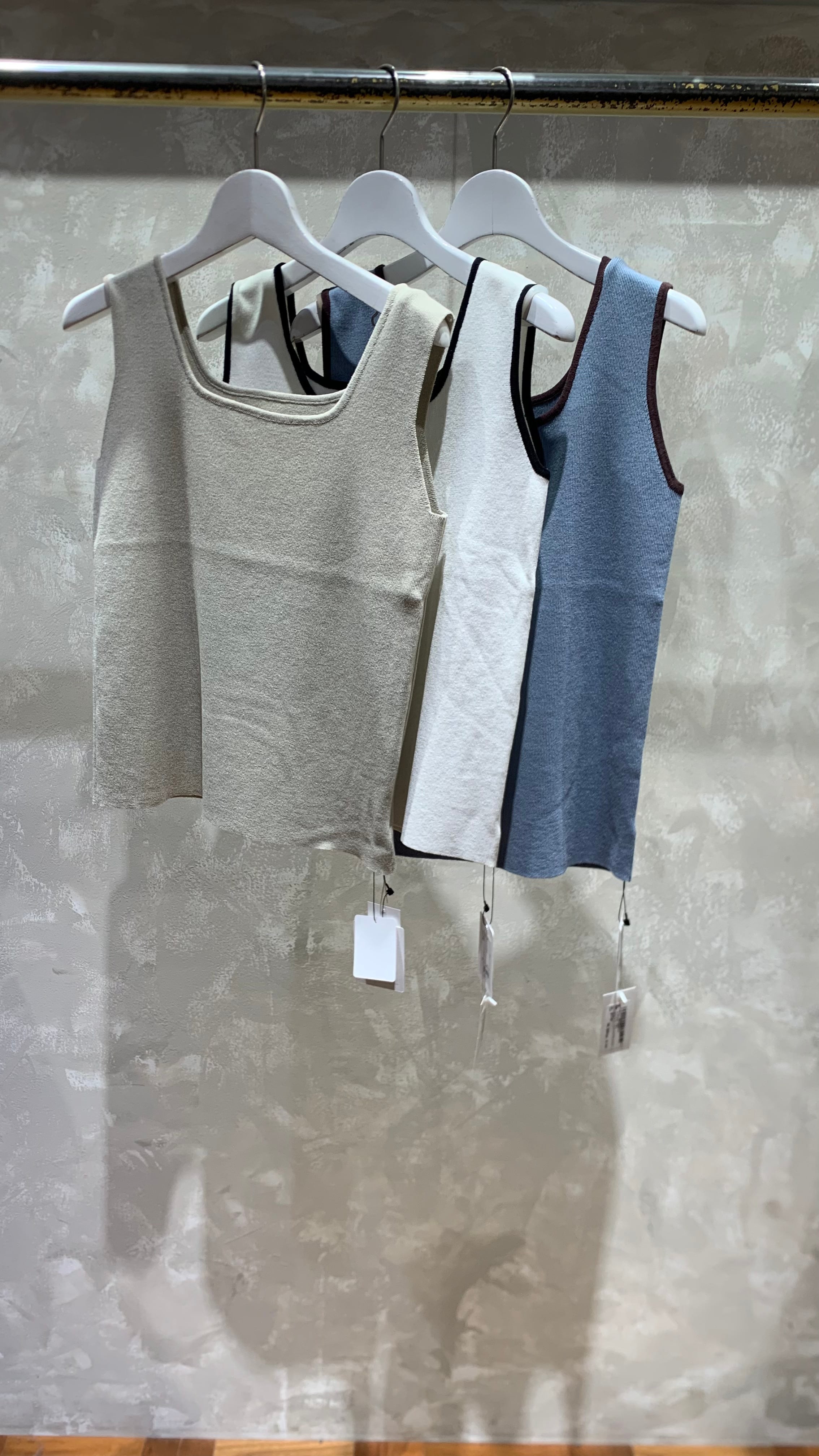 anuke】Knit Polo Onepiece | LASHIC