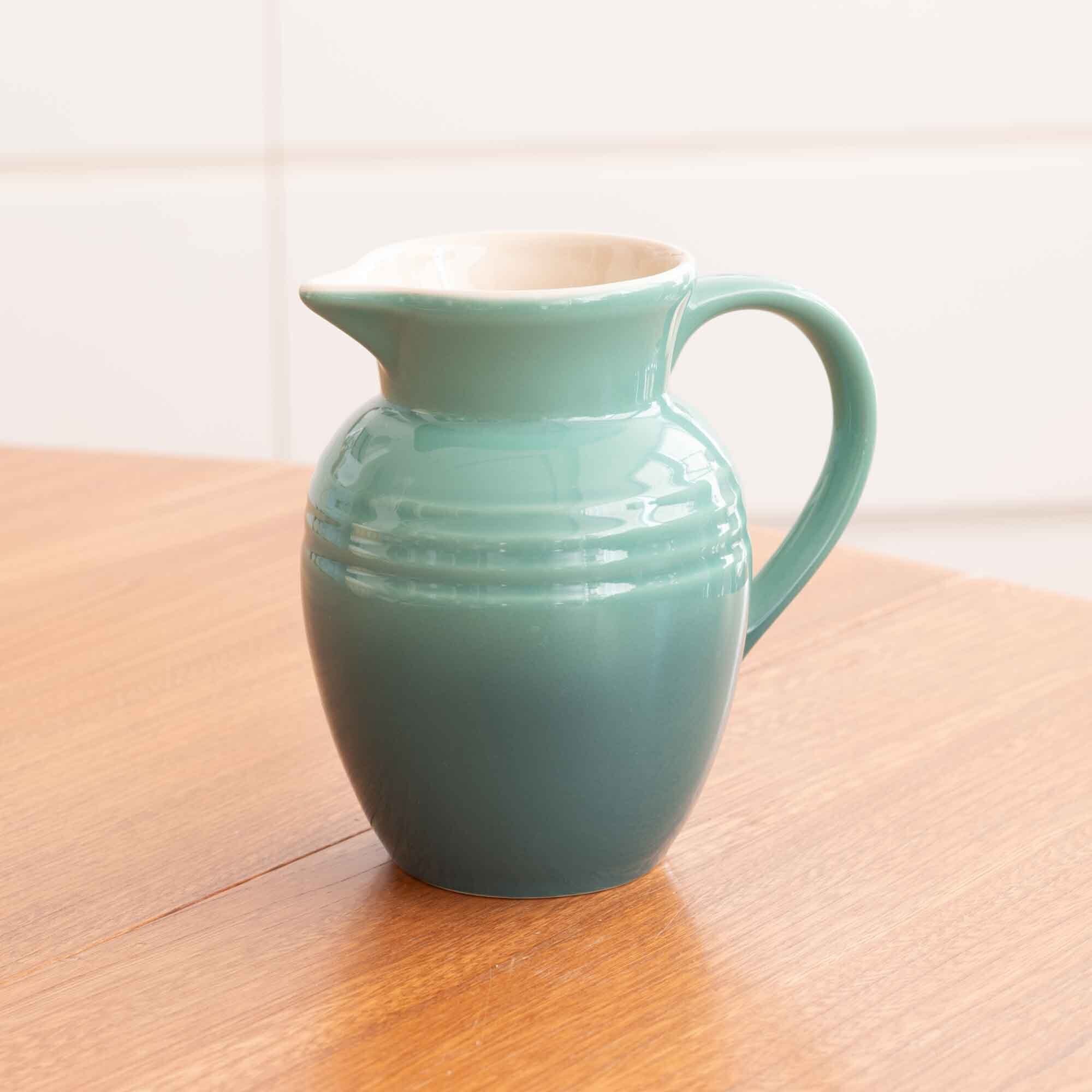 ビンテージ　ル・クルーゼ　LE CREUSET 　グリーン　ジャー・ピッチャー　　＊　新品・未使用品　＊　