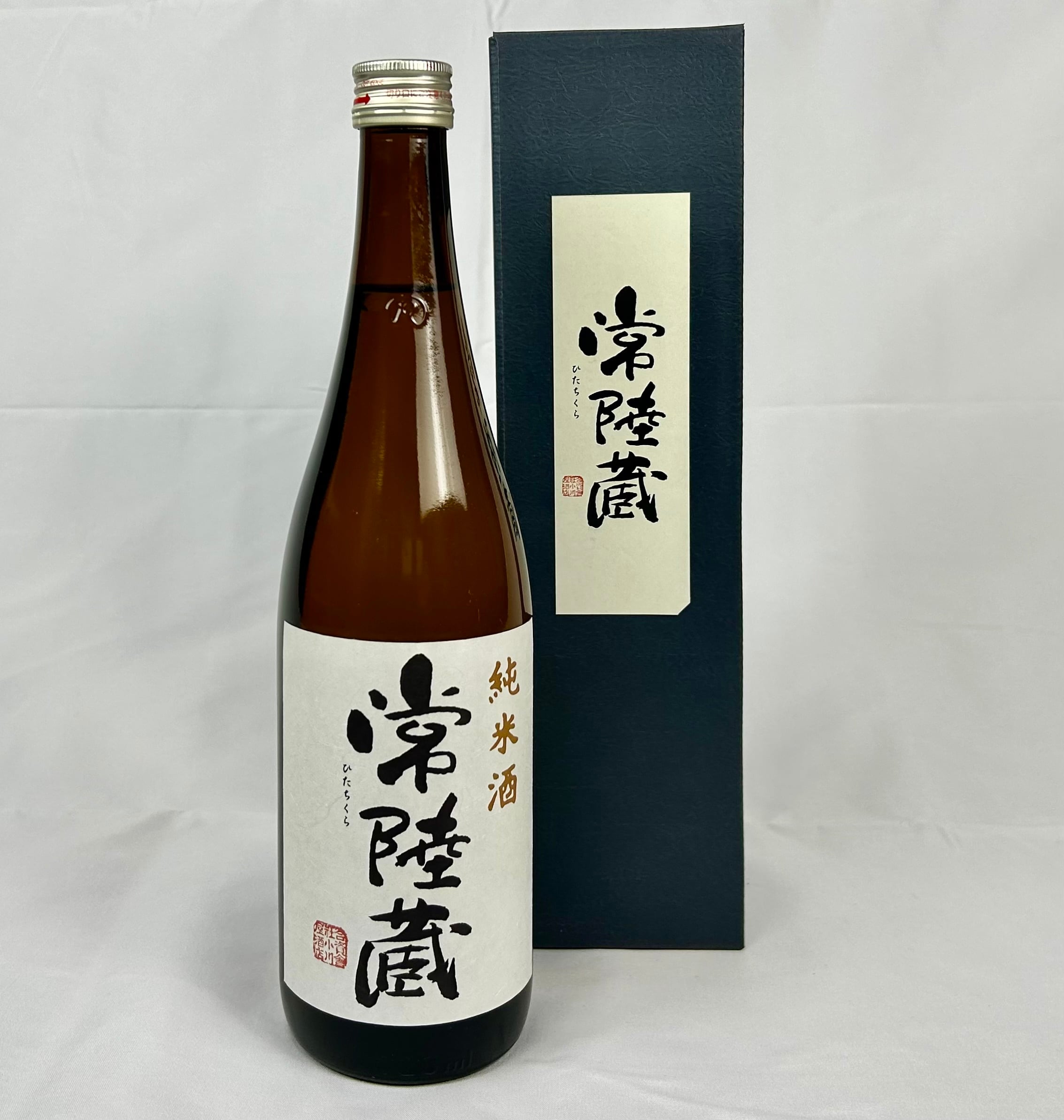 化粧箱入】常陸蔵 純米720ml箱入 【日本酒/純米】 | 創業1911年の酒屋