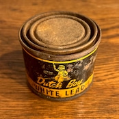 1930s–1940s ダッチボーイ ホワイトリード ヴィンテージ ペイント缶 DUTCH BOY WHITE LEAD Vintage Paint Tin T-693
