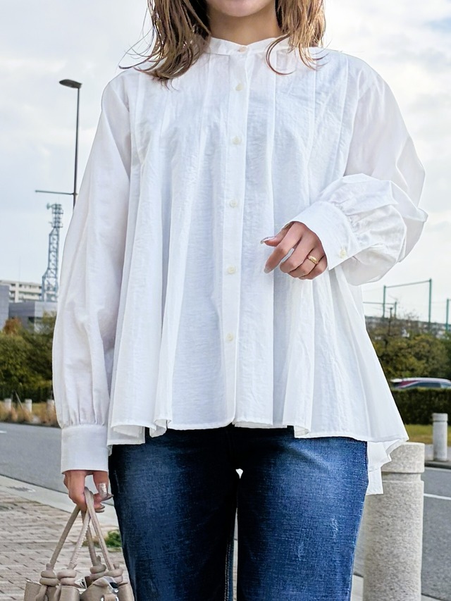 【N°9286!】綿ナイロンシアーシャツ（9213-61507)