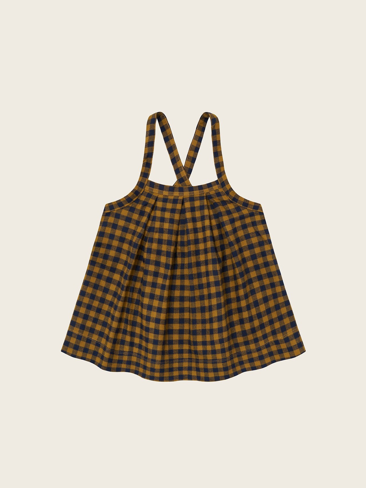 ORGANIC ZOO　Blueberry Gingham Tribe Skirt
